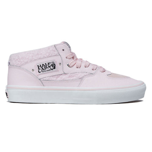 Vans Skate Half Cab Shoes - Pink/White