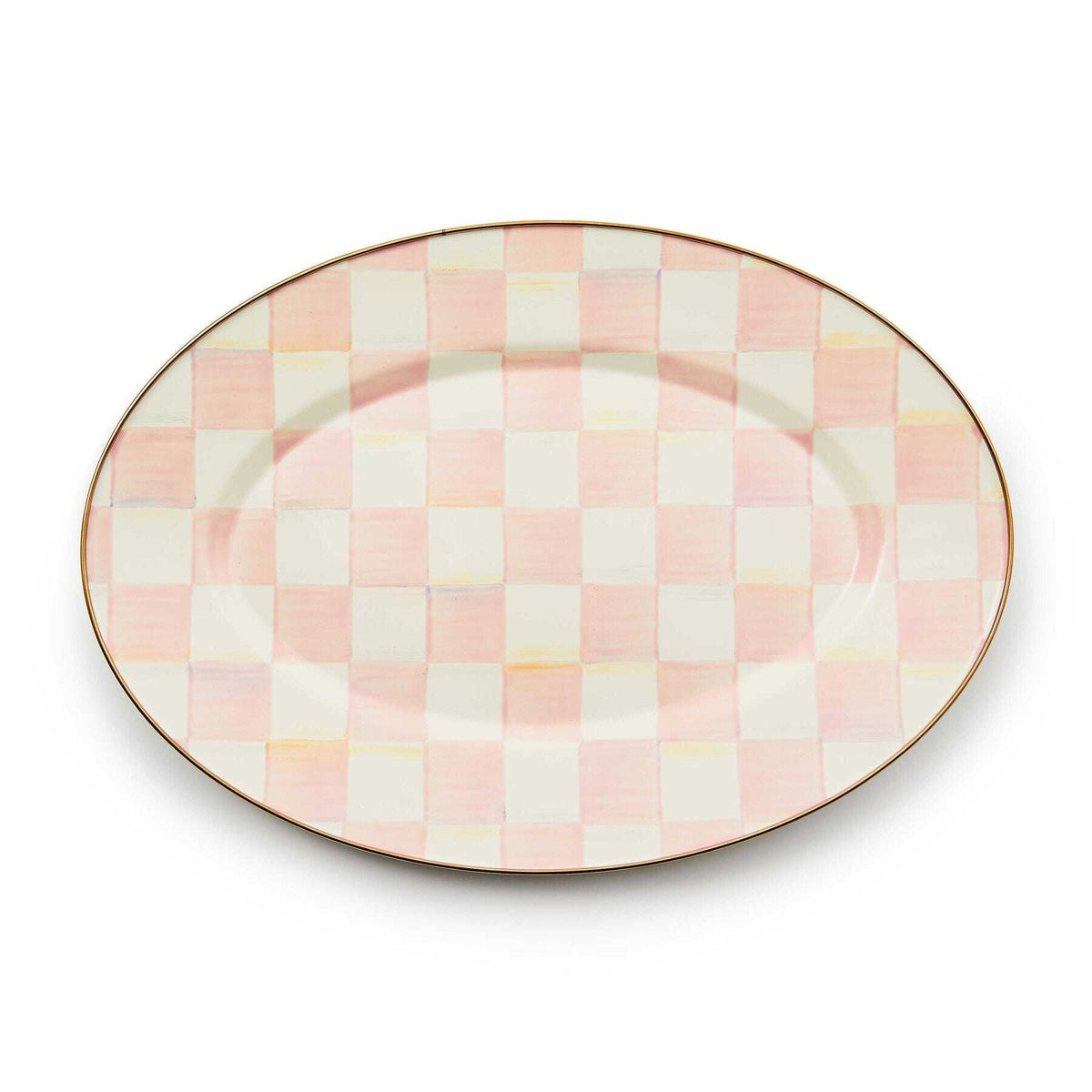 Rosy Check Small Oval Platter