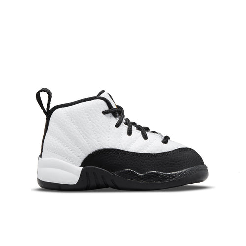 Air Jordan 12 Retro (TD) "Royalty Taxi" - White/Metallic Gold