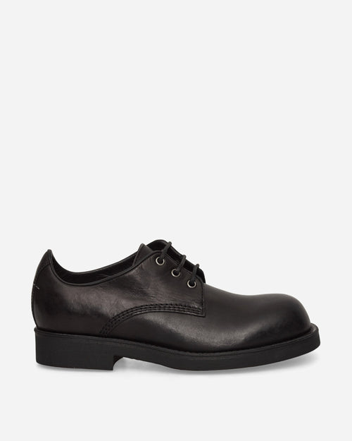 Leather Derby Shoes Black
